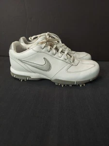 Zapato de golf Nike Sport Performance para mujer 8 blanco plateado #314914-100 - Imagen 1 de 12