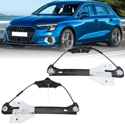 Window Regulator Set Rear Left&Right without Motor for Audi A3 5-Door 2013-2020 - Image 1 of 4