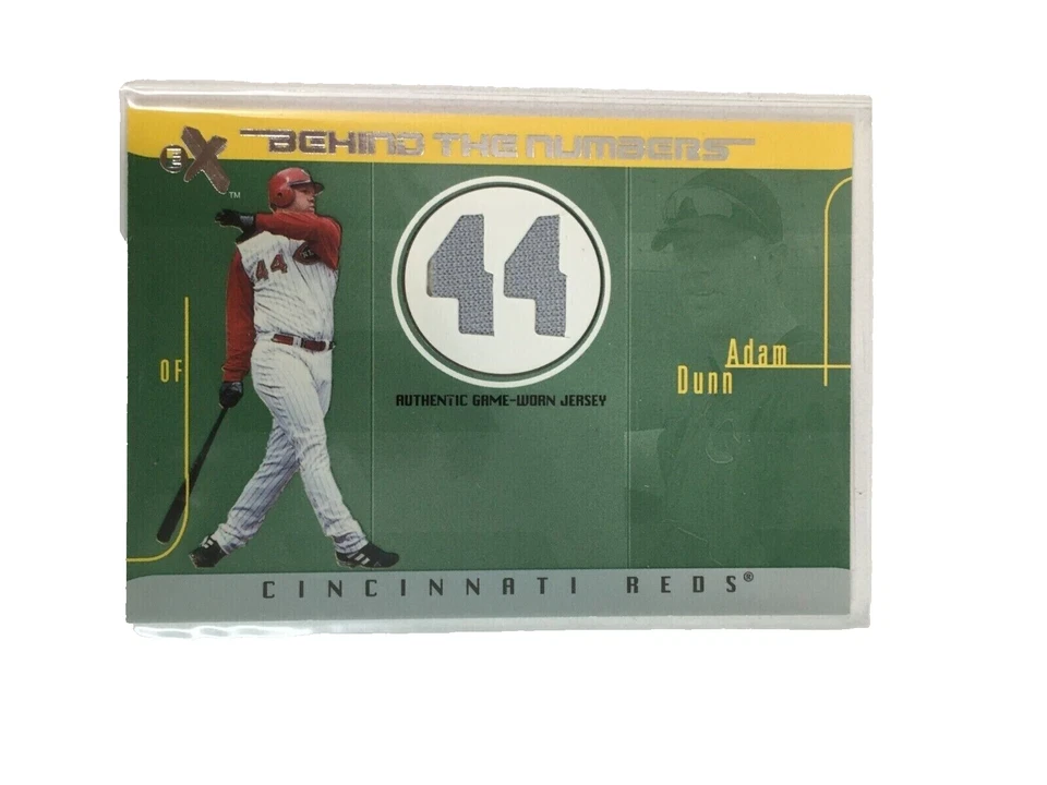 ADAM DUNN 2003 Fleer BTNGU-AD Behind The Numbers Jersey Patch Relic 102/500 - Image 1 of 2