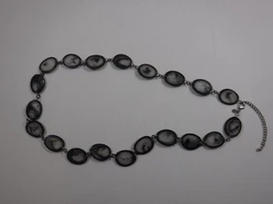 CHICO'S Necklace, Length 19 in. black, gray, white - Picture 1 of 3