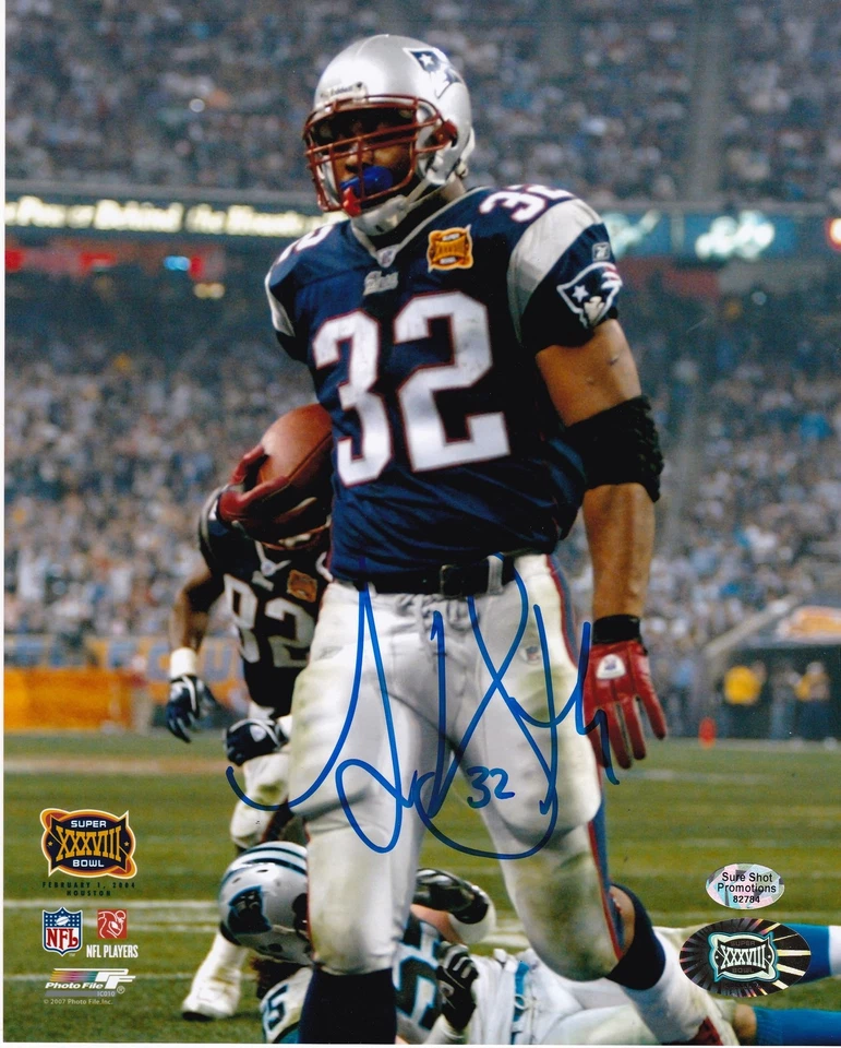 ANTOWAIN SMITH PATRIOTAS DE NUEVA INGLATERRA SB XXXVIII ACCIÓN FIRMADA 8x10 Foto 1 de 1