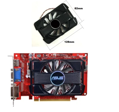 Cooler Fan For ASUS EAH5570 HQ GPU Fan EAH 5570 DI HM512MD3 Graphic Card - Image 1 of 4