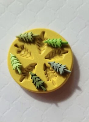 Árbol de Navidad Silicona Molde Fondant Arcilla Molde Pastel Decoración Resina Pino Foto 1 de 4