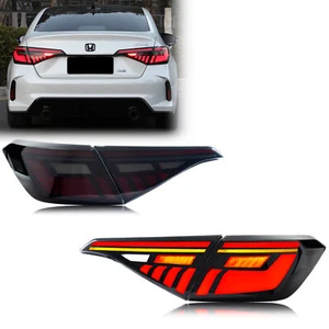 LED Sequential Tail Lights for Honda Civic 11th Gen 2022-2024 Sedan Rear Lamps - Picture 1 of 5