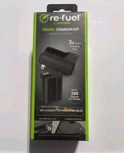 Digipower RE-FUEL digital camera Battery & Charger for Nikon EN-EL15 - Picture 1 of 2