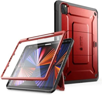 For iPad Pro 12.9" (6th/5th/4th Gen) 2022, SUPCASE w/ Pen Slot Case Screen Cover - Image 1 of 4