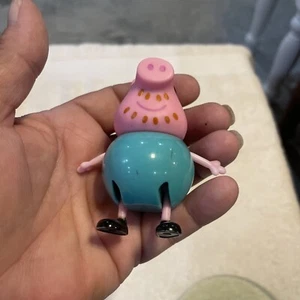 PEPPA PIG DADDY PIG 3"" AKTIONSFIGUR PEPPA KUNSTSTOFFSPIELZEUG (GEBRAUCHT) - Bild 1 von 9