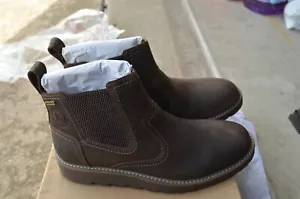 clarks chelsea boots Gortex men 9 1/2 size new condition - Picture 1 of 6