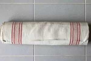 Ballen altes handgewebtes Bauernleinen um 1920 ca. 10,6m x 46,5cm - Bild 1 von 5