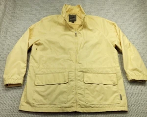 Pacific Trail Coat Womens Size Large Chore Barn Jacket Vented Yellow Breathable - Picture 1 of 14