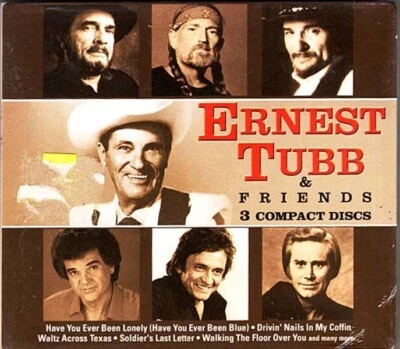 Ernest Tubb & Friends ~ Ernest Tubb ~ Folk, World, & Country ~ 3 CDs ~ New - Image 1 of 2