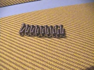 20 AAA GEHÄRTETE EDELSTAHL SCHLAGBRETT/TREM ABDECKUNG SCHRAUBEN für FENDER - Kombinierter Versand - Bild 1 von 2
