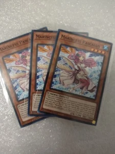 YuGiOh! 3x Marincess Pascalus MP21-EN038 Rare 1st Yu-Gi-Oh! FAST SHIP - Picture 1 of 1