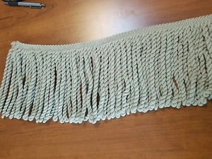 7.5'' Bullion Fringe Trim - CHAMPAGNE x / Sold by The Yard - Picture 1 of 4