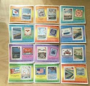 SPECIAL LOT Bhutan 1990 858-69 - Japanese Art - 10 Sets of 12 S/S - MNH - Picture 1 of 6