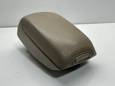 2007-2009 Kia Spectra Center Console Leather Armrest Lid Storage Beige OEM - Image 1 of 4