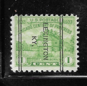Kentucky Precancels - Lexington 247 - 1c 1933 Chicago Down DLE - Picture 1 of 1