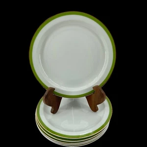 6er Set Rosenthal Continental Signum Goldrand grünes Band 7,75" Salatteller - Bild 1 von 8