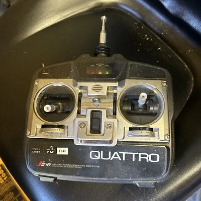 Radio control JR PROPO QUATTRO, con batería sin probar  Foto 1 de 4