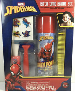 Marvel Spider-Man Bath Time Shave Set