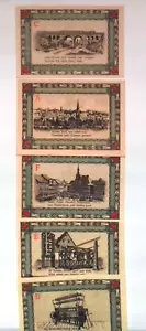 1921 Alemania APOLDA 50 Fennig billete/juego de dinero de emergencia - Imagen 1 de 2