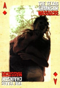 Texas Chainsaw Massacre Classic Slasher Movie carta da gioco/trading - Foto 1 di 2