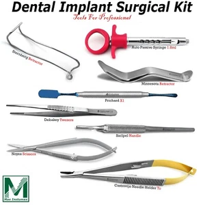 Dental Periodontal Micro Oral Surgery Kit Instruments Surgical Elevators CE - Picture 1 of 9