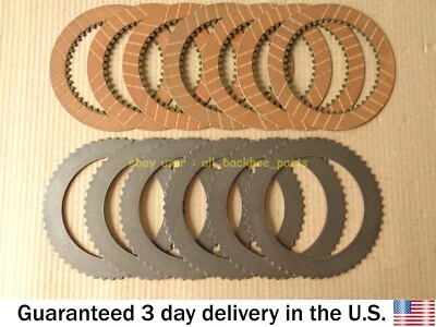 JCB BACKHOE TRANSMISSION FRICTION/COUNTER PLATES BORG WARNER 04/500230 04/500231 - Image 1 of 4