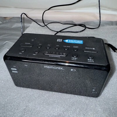 Memorex Clock Radio MCB328B Bluetooth Dual Alarm With Power Supply (Tested) - Image 1 of 4