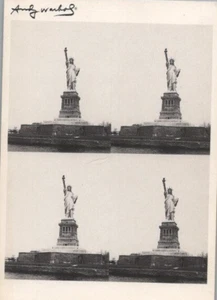 Black & White Photos Statue of Liberty Andy Warhol Continental Postcard 1994 - Picture 1 of 2
