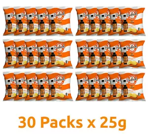 Seabrook 30 Packs Lea & Perrins Worcestershire Sauce Crinkle Cut Crisps 25g - Picture 1 of 8