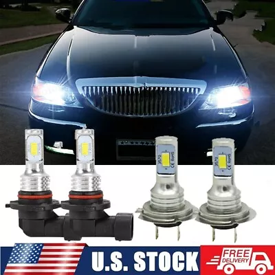 Комбинированный комплект передних светодиодных ламп дальнего/ближнего света для Lincoln Town Car 2003-2011 - Изображение 1 из 4