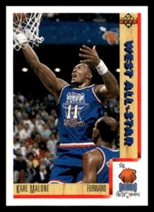 1991Upper Deck AS#466 Karl Malone Utah Jazz Basketball Card - Picture 1 of 2