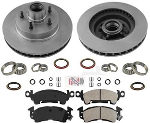AmeriBRAKES Metallic Pads & Disc Brake Rotors For 1975-1992 Chevrolet G10 Van - Foto 1 di 4