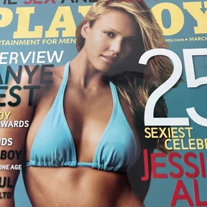 Playboy Magazine March 2006 - Jessica Alba - Kanye West - Bottom Cover Issue - Picture 1 of 7