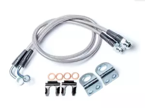 Teraflex 26” Stainless Steel Braided Brake Line Front Kit For Jeep Wrangler JK - Picture 1 of 3