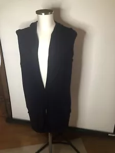 Damenweste Ärmellos m. Kapuze, XL, blau, **trendy** - Bild 1 von 6