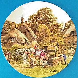 The Village Well - Royal Doulton Edición Limitada Fina China Plato Coleccionista - Imagen 1 de 3