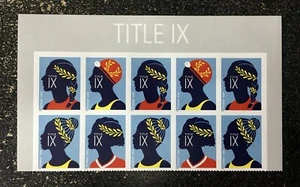2022USA #5668-5671 Forever - Title IX - Header Block of 10 - Picture 1 of 1
