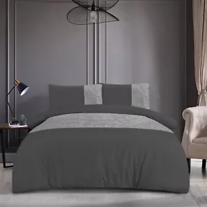 Homelife Velvet Cuff Duvet Set Cover Sets - Picture 1 of 9