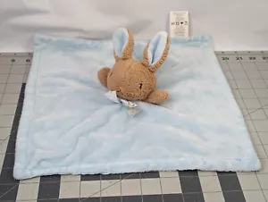 Manta de seguridad Rabbit Lovey azul MTY International peluche juguete - Imagen 1 de 4