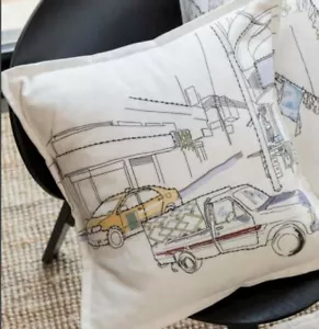 Two IKEA limited-edition LOKALT Pillow Case Cushion Cover 20" x 20" NEW W/TAG - Picture 1 of 7