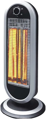 Stufa Elettrica al Carbonio DCG 450/900W Alogena Stufetta Oscillante Maniglia