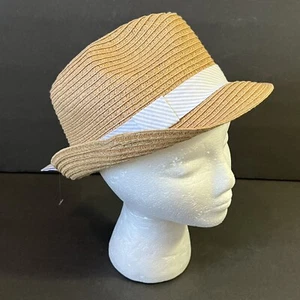 Tommy Bahama Kids Boys Fedora Hat Size S Beach Golf Boat Preppy Travel Easter - Picture 1 of 10