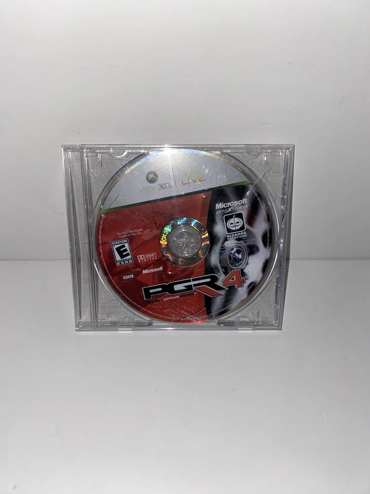 PGR 4 Xbox 360 Game Disc Only Project Gotham Racing 4- Microsoft 2007 VG Tested! - Image 1 of 1