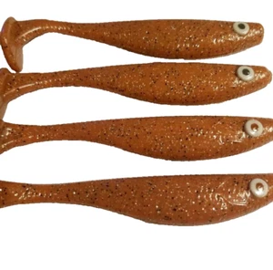 4" Swimbait, Fools Gold, 4 Stück, Dee's Baits - Bild 1 von 1