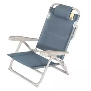 Strandstuhl Klappbar Ozeanblau Campingstuhl Gartenstuhl Klappstuhl Easy Camp - Bild 1 von 4