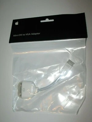 Apple Mini DVI to VGA Display Adapter M9320G/A  iMac Macbook Macbook Pro - Image 1 of 2