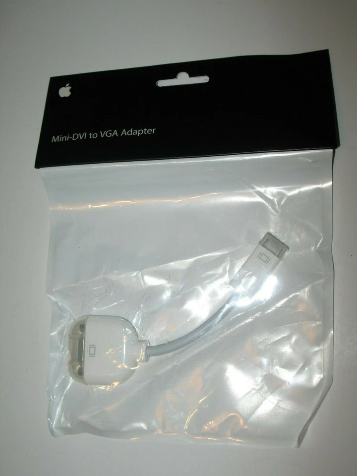 Apple Mini DVI to VGA Display Adapter M9320G/A  iMac Macbook Macbook Pro - Image 1 of 2
