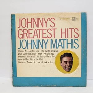 JOHNNY MATHIS Johnny's Greatest Hits LP Record Columbia 1962 CS 8634 - Picture 1 of 13